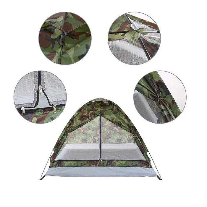 Double Camouflage Camping Tent