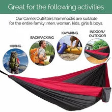 Double nylon hammock