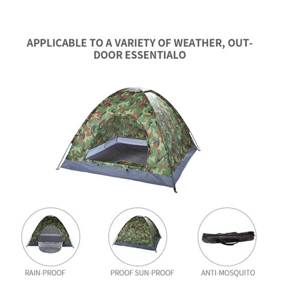 Double Camouflage Camping Tent