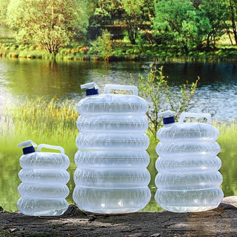 Portable folding water storage